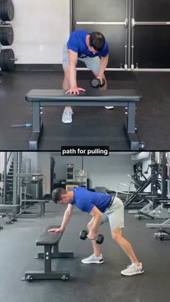 Dumbbell Row Form Without Bench