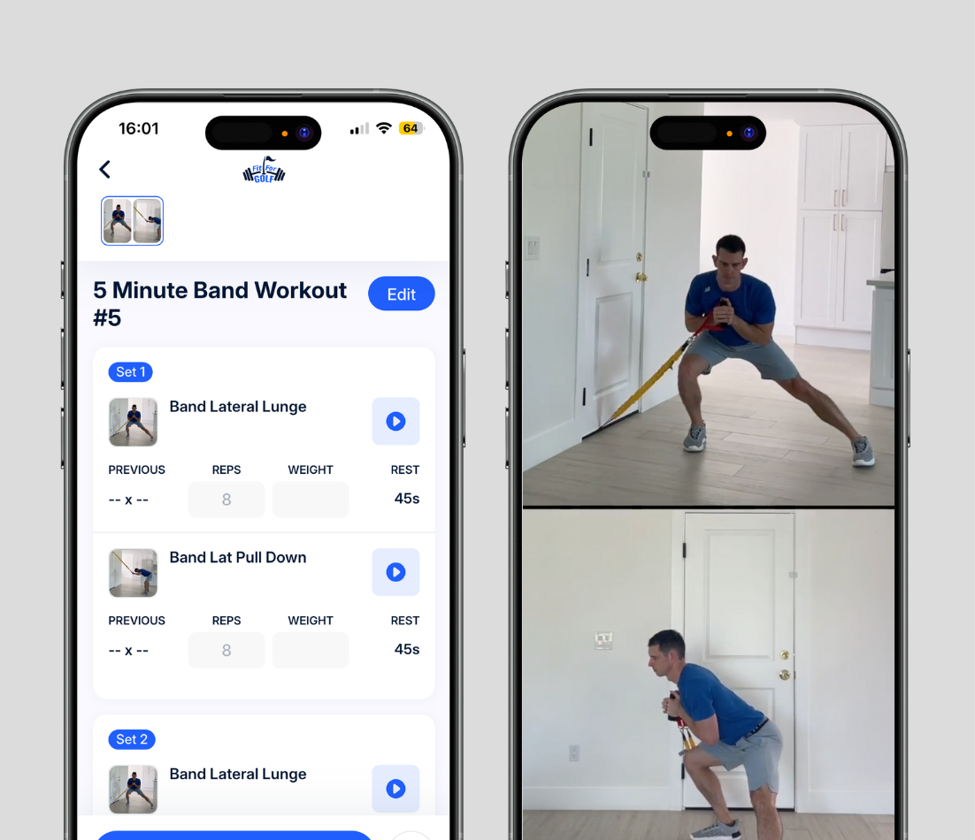 Fit For Golf App Screenshot