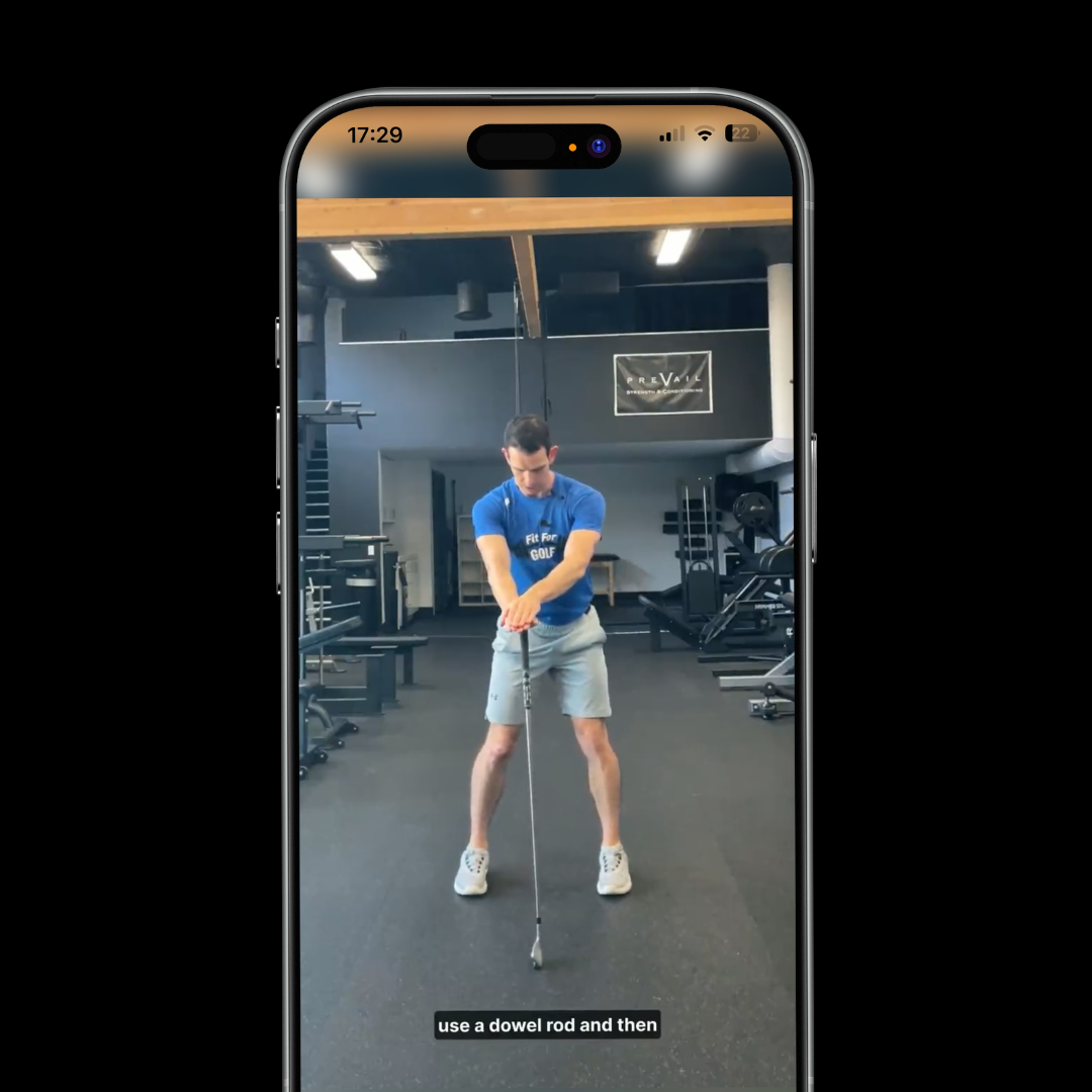 Free TPI Assessment on the Fit For Golf App